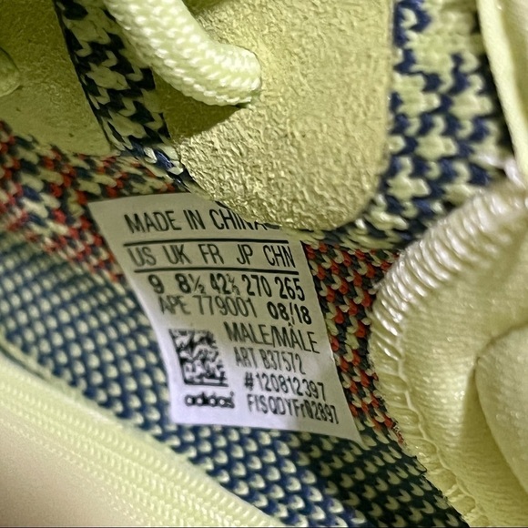 ADIDAS Yeezy Boost 350 V2 in Semi Frozen Yellow main image 11